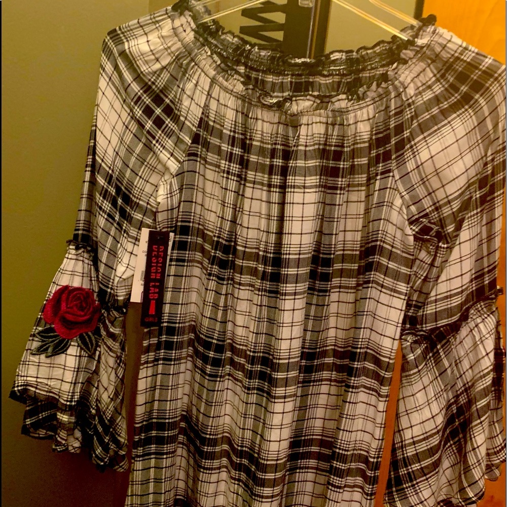 Design lab girls size xl black/white Dress